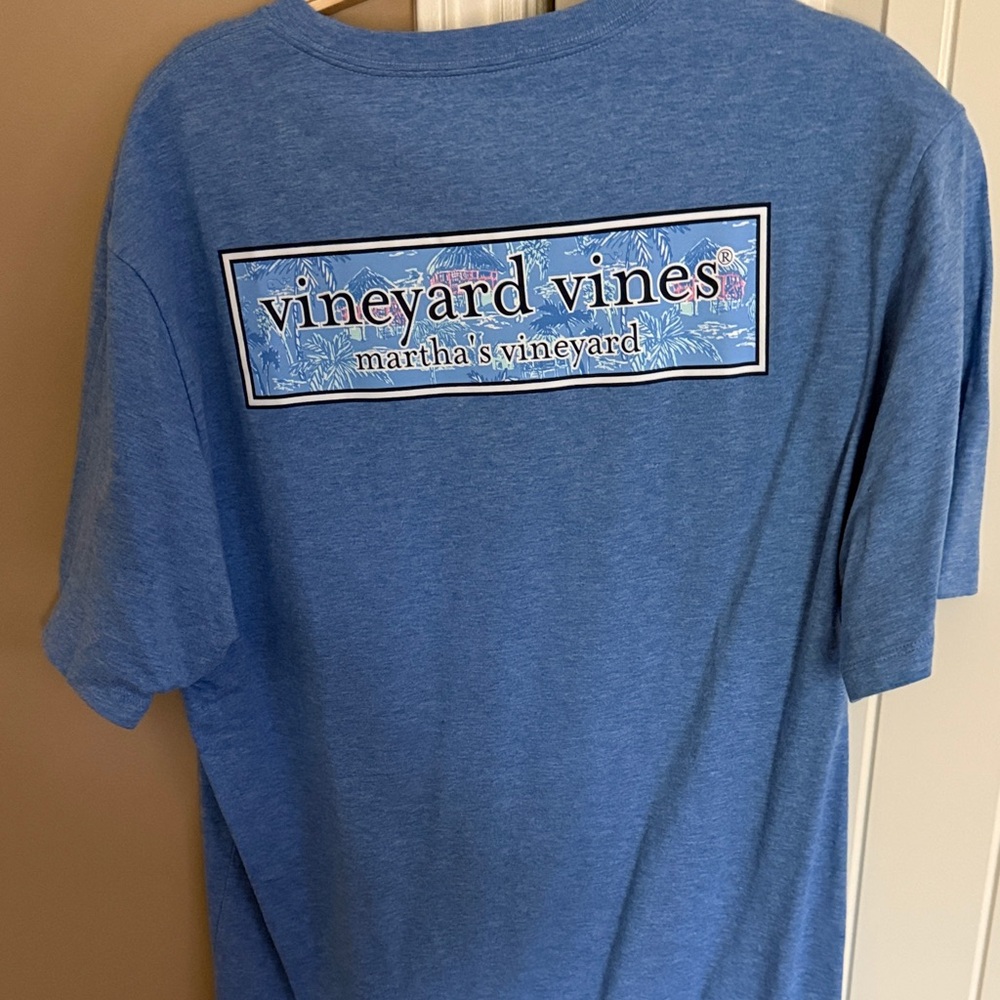 Vineyard Vines Graphic Blue Tee